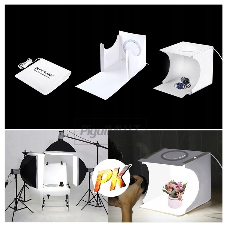 Fotografavimo Dėžė Su LED apšvietimu