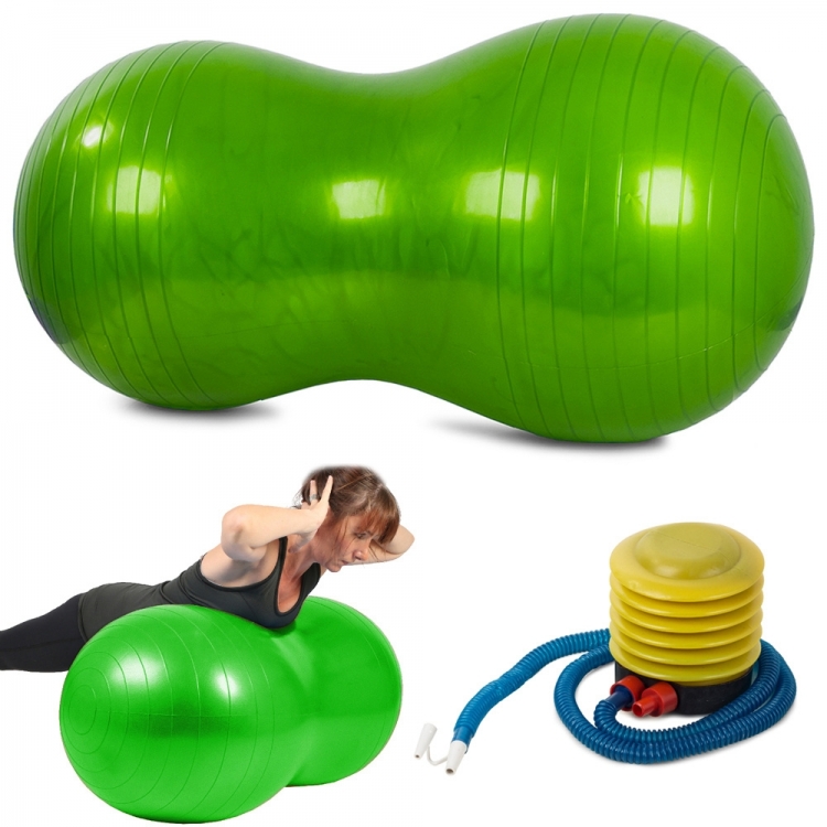 Gimnastikos kamuolys 90 cm , Žalias
