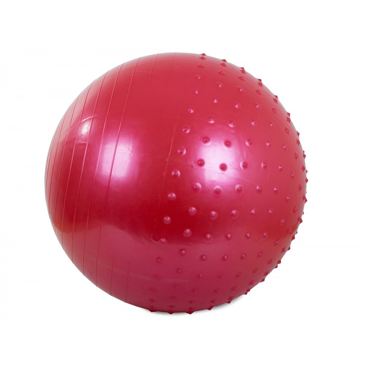 Gimnastikos kamuolys su pompa 55cm, raudona