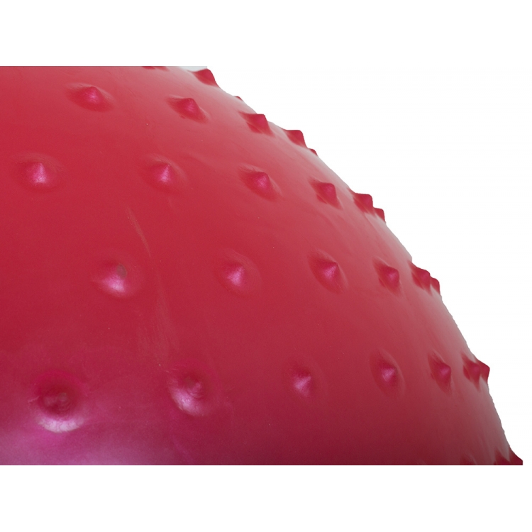 Gimnatikos kamuolys su pompa 65cm, raudona