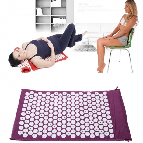 Patogus akupresūros masažinis kilimėlis Spalva2 - Žalia